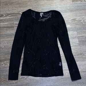 Sexy long black sleeve